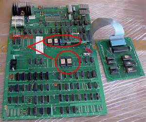 eproms pcb pacman
