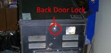 pacman back door lock